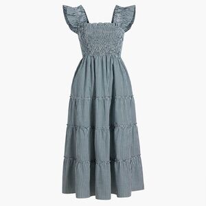 Hill House home re-edition emerald gingham Ellie nap dress